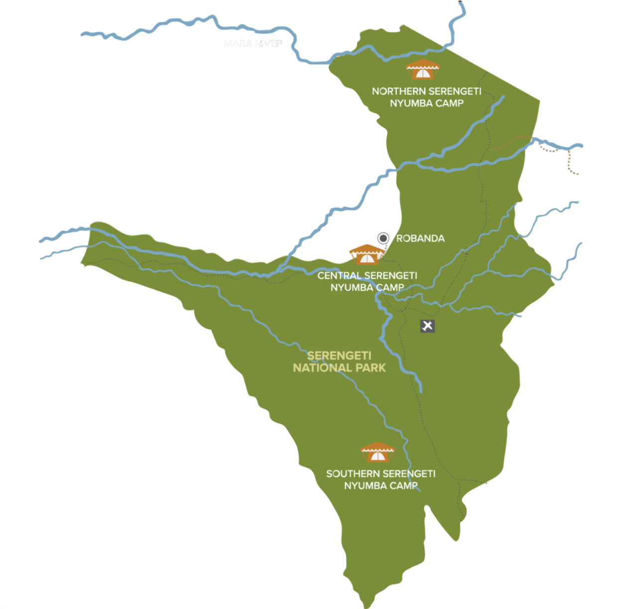 Serengeti Map